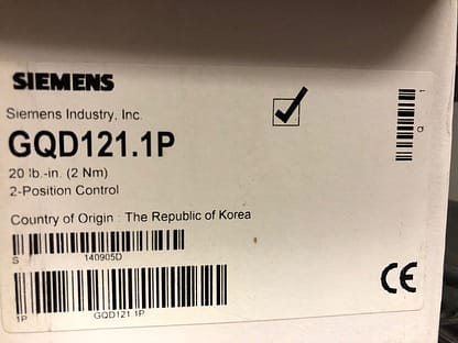 Siemens GQD121.1P