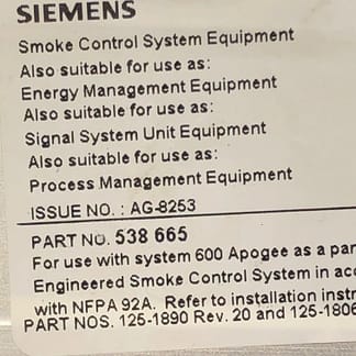 Siemens 538-665