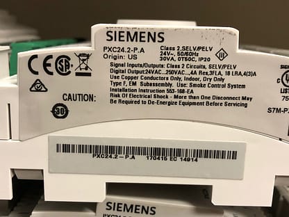 Siemens PXC24.2-P.A.