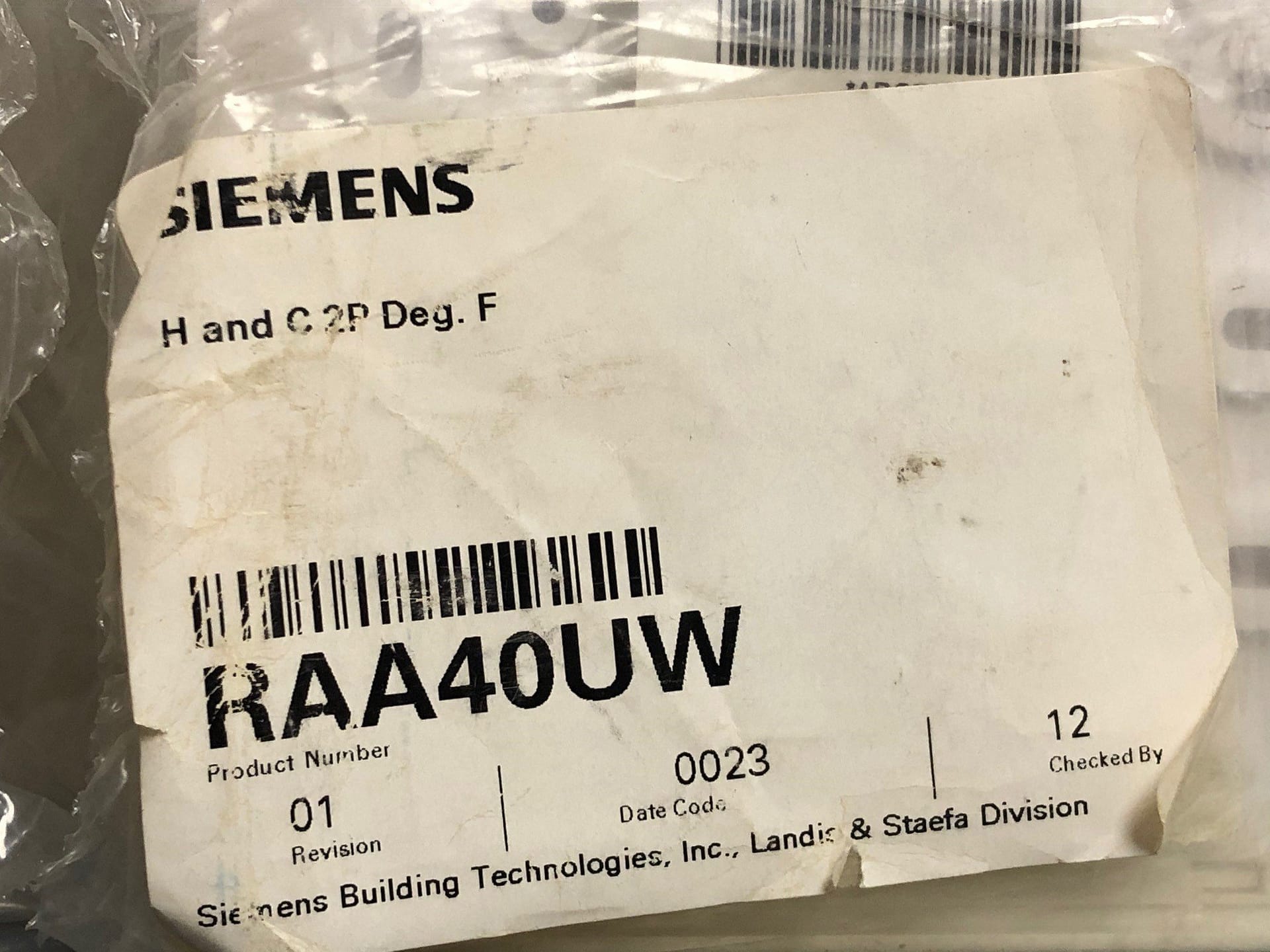 Siemens RAA40UW