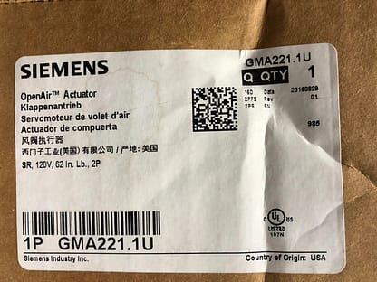 Siemens GMA221.1U