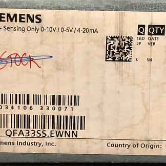 Siemens QFA33SS.EWNN