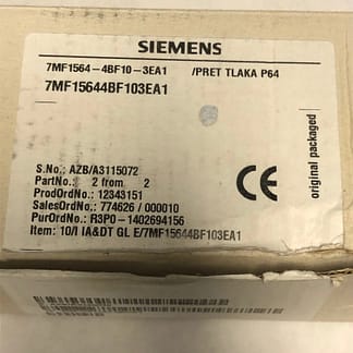 Siemens 7mf1564-4bf10-3ea1