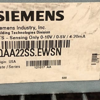 Siemens QAA22SS.EWSN