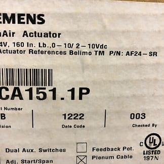 Siemens GCA151.1P
