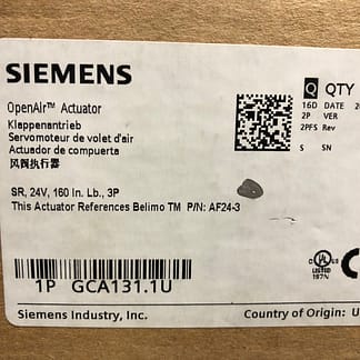 Siemens GCA131.1U