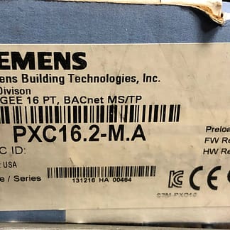 Siemens pxc16.2-M.A