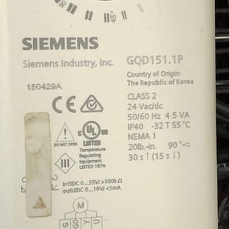 Siemens GQD151.1P-used