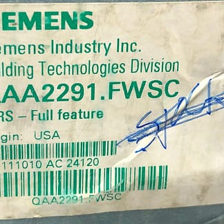 Siemens QAA2291.FWSC