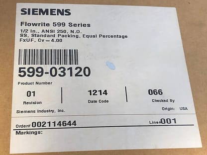 Siemens 599-03120