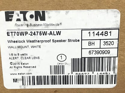 Eaton ET70WP-2475W-AlW