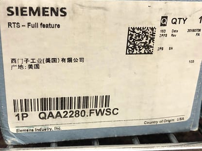 Siemens Qaa2280.FWSC