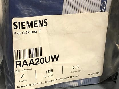 Siemens RAA20UW