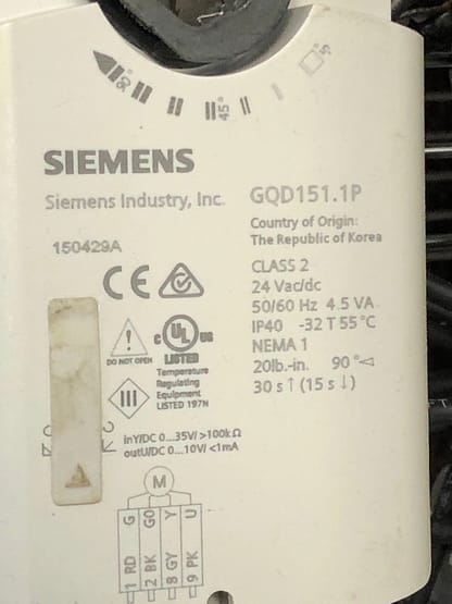 Siemens GQD151.1P-used