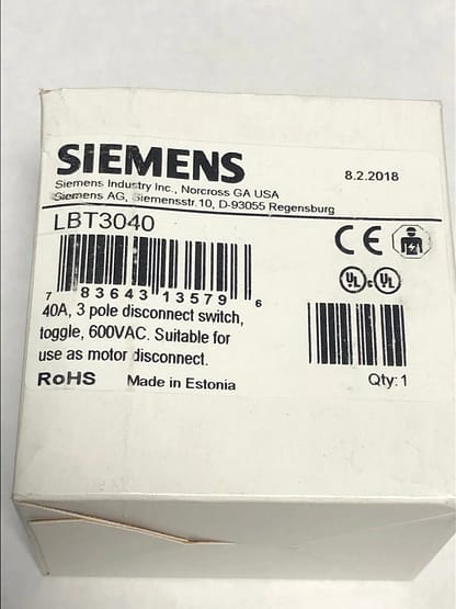 Siemens lbt3040